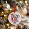 Personalised 1st Christmas Red Koala Ceramic Hanging Tree Decoration - 7cm