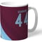 Personalised Burnley FC Stripe Mug