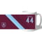 Personalised Burnley FC Stripe Mug