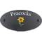Personalised Rudbekia Flower Motif Oval Slate House Sign Plaque 25x13cm