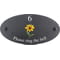 Personalised Rudbekia Flower Motif Oval Slate House Sign Plaque 25x13cm