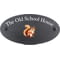 Personalised Squirrel Motif Oval Slate House Sign Plaque 25x13cm
