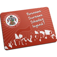 Personalised Accrington Stanley Legend Mouse Mat