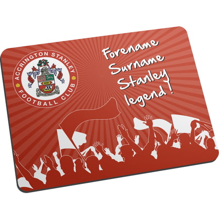 Personalised Accrington Stanley Legend Mouse Mat