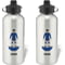 Personalised Leicester City Football Player Figure Sports Water Bottle - 600ml