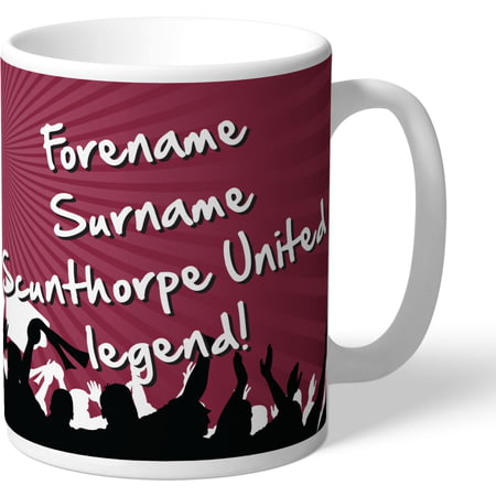 Personalised Scunthorpe United FC Legend Mug