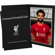 Personalised Liverpool FC Mo Salah Autograph Player Photo Folder