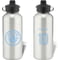 Personalised Manchester City FC Retro Shirt Aluminium Sports Water Bottle