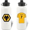 Personalised Wolves Shirt Aluminium Sports Water Bottle