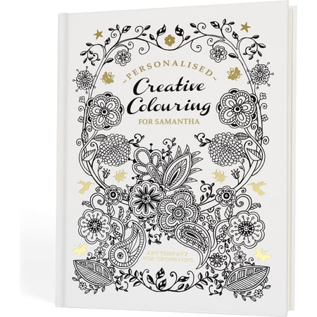 Personalised Creative Colouring Book For Adults