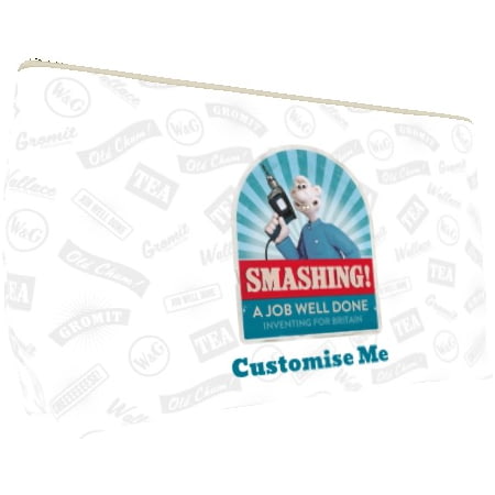 Personalised Wallace And Gromit "Smashing!" Medium Wash Bag