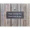 Personalised Rectangle Slate Plaque Sign with wall fixings - 25x10cm