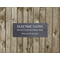 Personalised Rectangle Slate Plaque Sign with wall fixings - 25x10cm