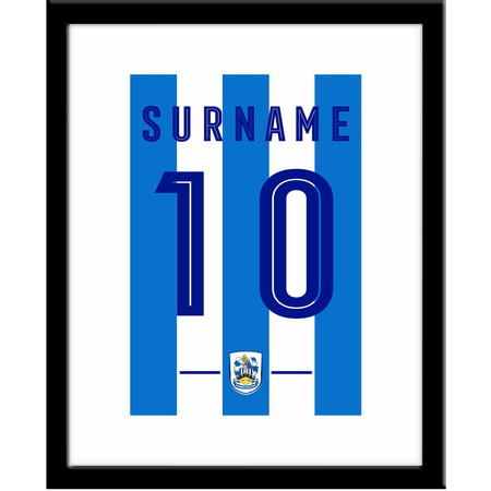 Personalised Huddersfield Town AFC Retro Shirt Framed Print