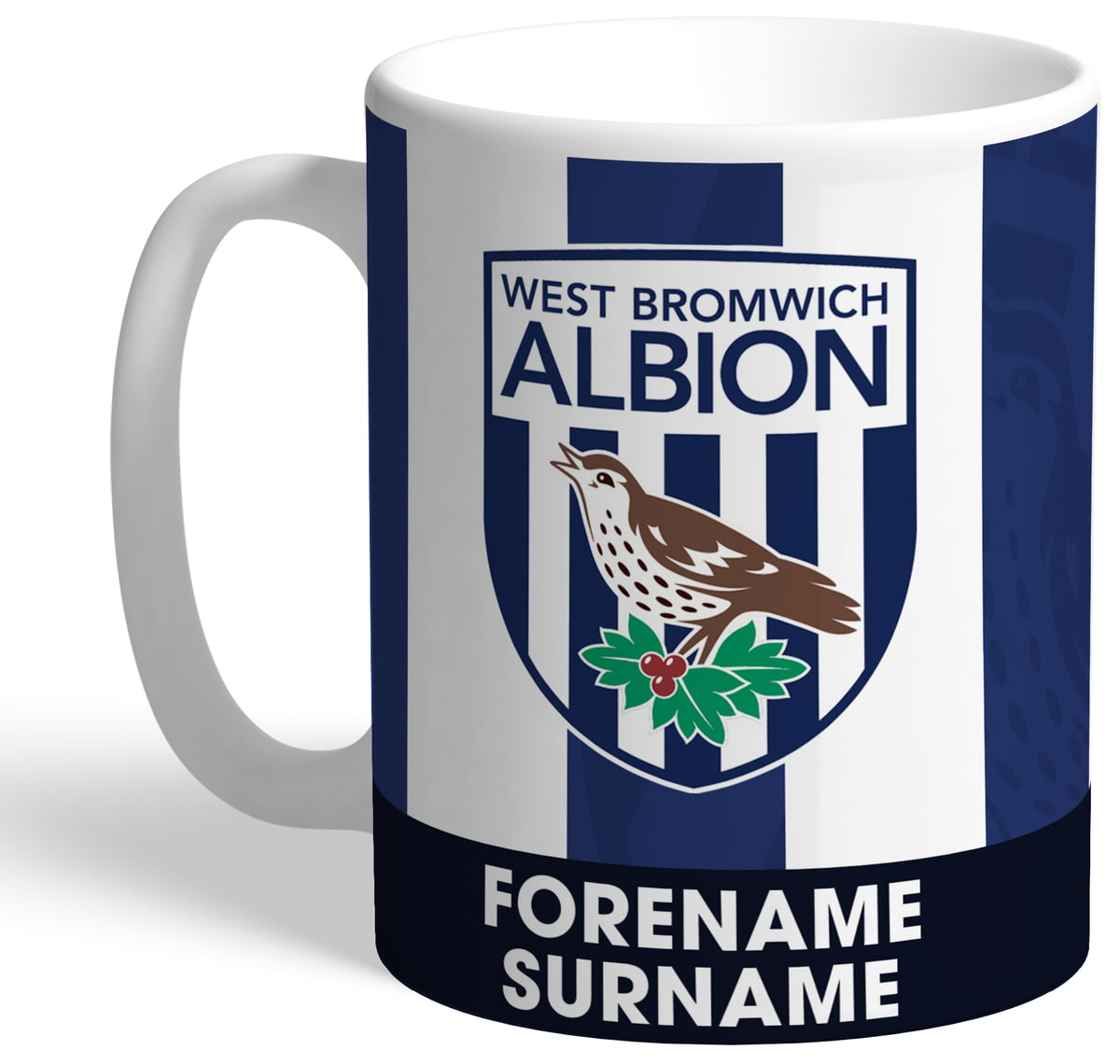 Personalised West Bromwich Albion FC Bold Crest Mug from ...
