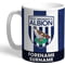 Personalised West Bromwich Albion FC Bold Crest Mug