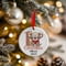 Personalised 1st Christmas Koala Ceramic Hanging Tree Decoration - 7cm