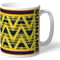 Personalised Arsenal FC Iconic Bruised Banana Chevron Pattern 11oz Mug