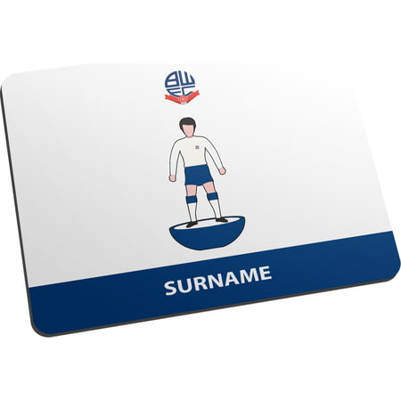 Personalised Bolton Wanderers Player Figure Mouse Mat