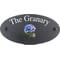Personalised Hydrangea Flower Motif Oval Slate House Sign Plaque 25x13cm