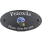 Personalised Hydrangea Flower Motif Oval Slate House Sign Plaque 25x13cm