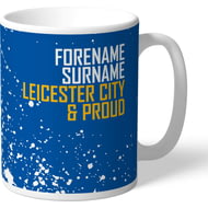 Personalised Leicester City FC Proud Mug