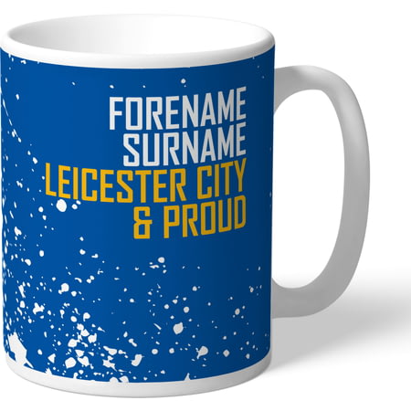 Personalised Leicester City FC Proud Mug