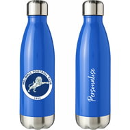 Personalised Millwall FC Crest Blue Insulated Water Bottle