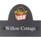 Personalised Vegetables Basket Dog Motif Slate House Name Or Number Plaque/Sign - 25x20cm