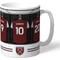 Personalised West Ham United Dressing Room Shirts Photo 11oz Ceramic Mug