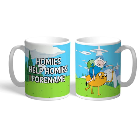 Personalised Adventure Time Homies Mug