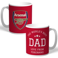 Personalised Arsenal FC World's Best Dad Mug