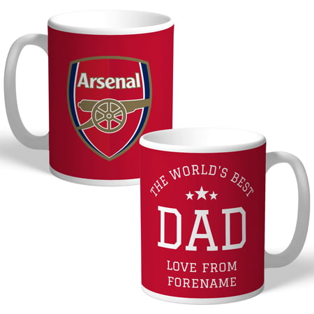 Personalised Arsenal FC World's Best Dad Mug