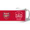 Personalised Arsenal FC World's Best Dad Mug