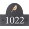 Personalised Dunelark Bird Motif Slate House Name or Number Plaque/Sign - 25x20cm
