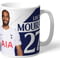 Personalised Tottenham Hotspur FC Lucas Moura Autograph Player Photo 11oz Ceramic Mug