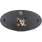 Personalised Australian Cattle Dog Motif Oval Slate House Sign Plaque 25x13cm