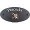 Personalised Australian Cattle Dog Motif Oval Slate House Sign Plaque 25x13cm