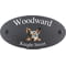 Personalised Australian Cattle Dog Motif Oval Slate House Sign Plaque 25x13cm