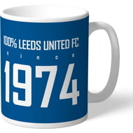 Personalised Leeds United FC 100 Percent Mug