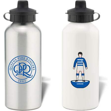 Personalised Queens Park Rangers FC Player Figure Aluminium Sports Water Bottle