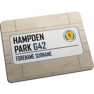 Personalised Scotland Street Sign Mouse Mat