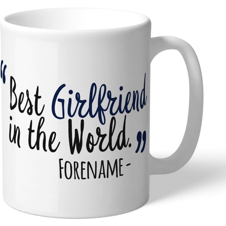 Personalised Tottenham Hotspur FC Best Girlfriend In The World Mug