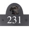 Personalised Cane Corso Dog Motif Slate House Name or Number Plaque/Sign - 25x20cm