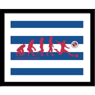 Personalised Reading FC Evolution Framed Print