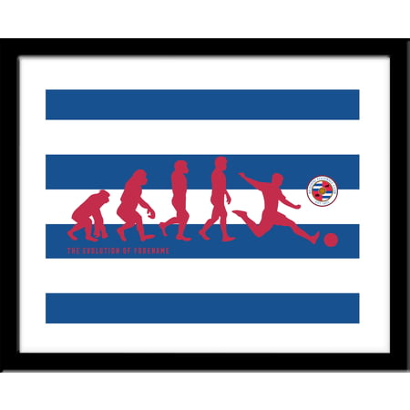 Personalised Reading FC Evolution Framed Print