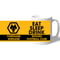 Personalised Wolves Eat Sleep Drink Mug