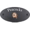 Personalised Hedgehog Wildlife Animal Motif Oval Slate House Sign Plaque 25x13cm