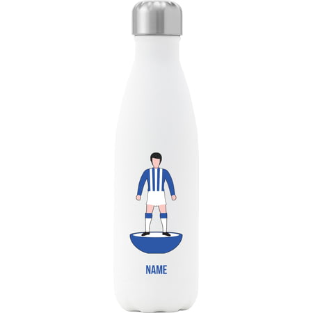 Personalised Sheffield Wednesday Player Figure Insulated Water Bottle - 500ml - White