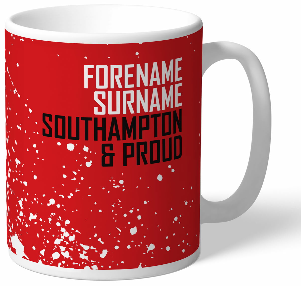Personalised Southampton FC Proud Mug from Go Find A Gift